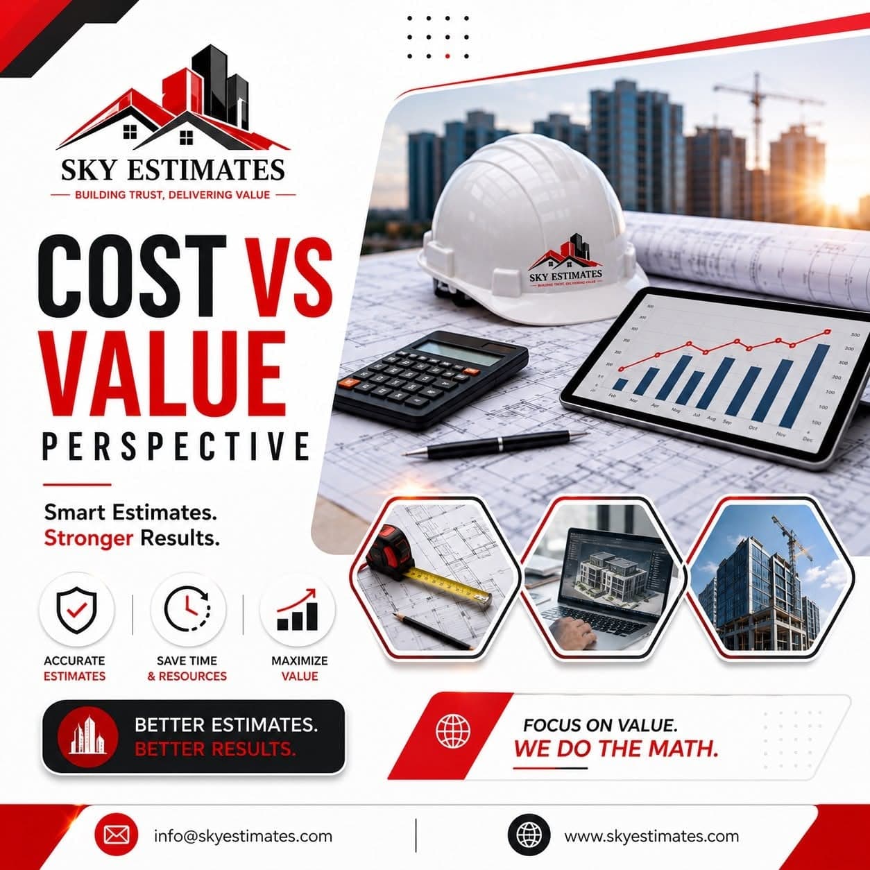 Cost vs value perspective in construction estimating